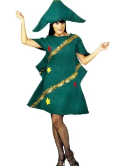 Christmas Tree Costume - Adult Costume<Party Delights Clearance