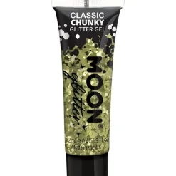 Party Delights Chunky Glitter Body Gel - Gold 12Ml< Face Gems