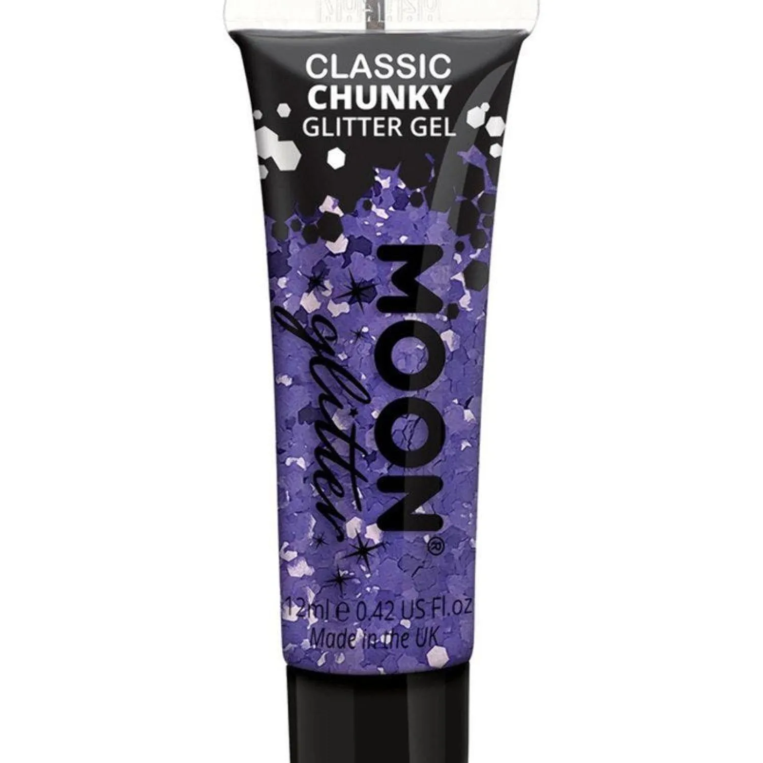Party Delights Chunky Glitter Body Gel - Purple 12Ml< Face Gems