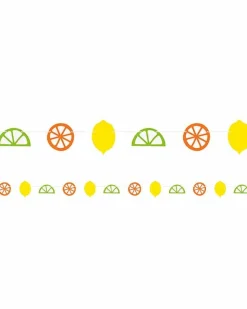 Party Delights Citrus Fruit Paper Garland - 6Ft< Hanging Decorations