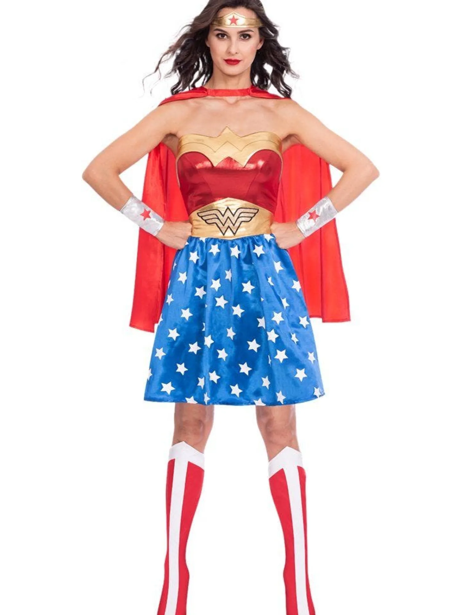 Party Delights Classic Wonder Woman - Adult Costume< Wonder Woman