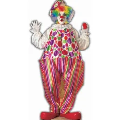 Party Delights Clown Cardboard Cutout - 182Cm X 88Cm< Cardboard Cut Outs