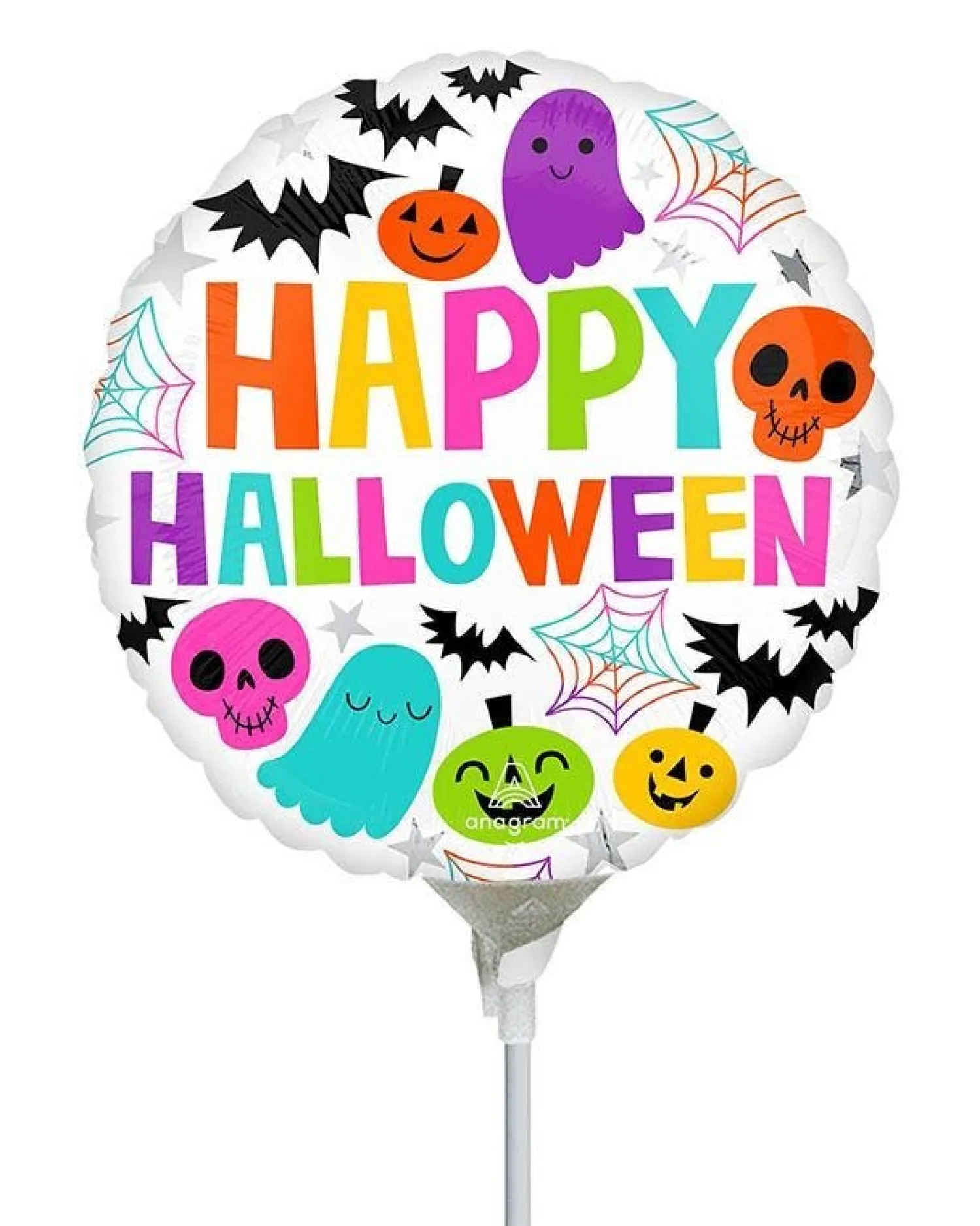 Colorful & Creepy Halloween Air Fill Balloon<Party Delights Discount
