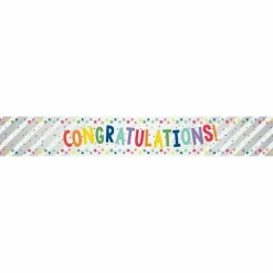 Party Delights Congratulations Foil Banner< Banners
