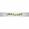 Party Delights Congratulations Metallic Foil Banner< Banners