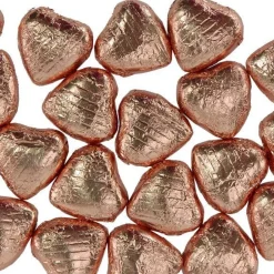 Party Delights Copper Foil Chocolate Hearts X20< Chocolates
