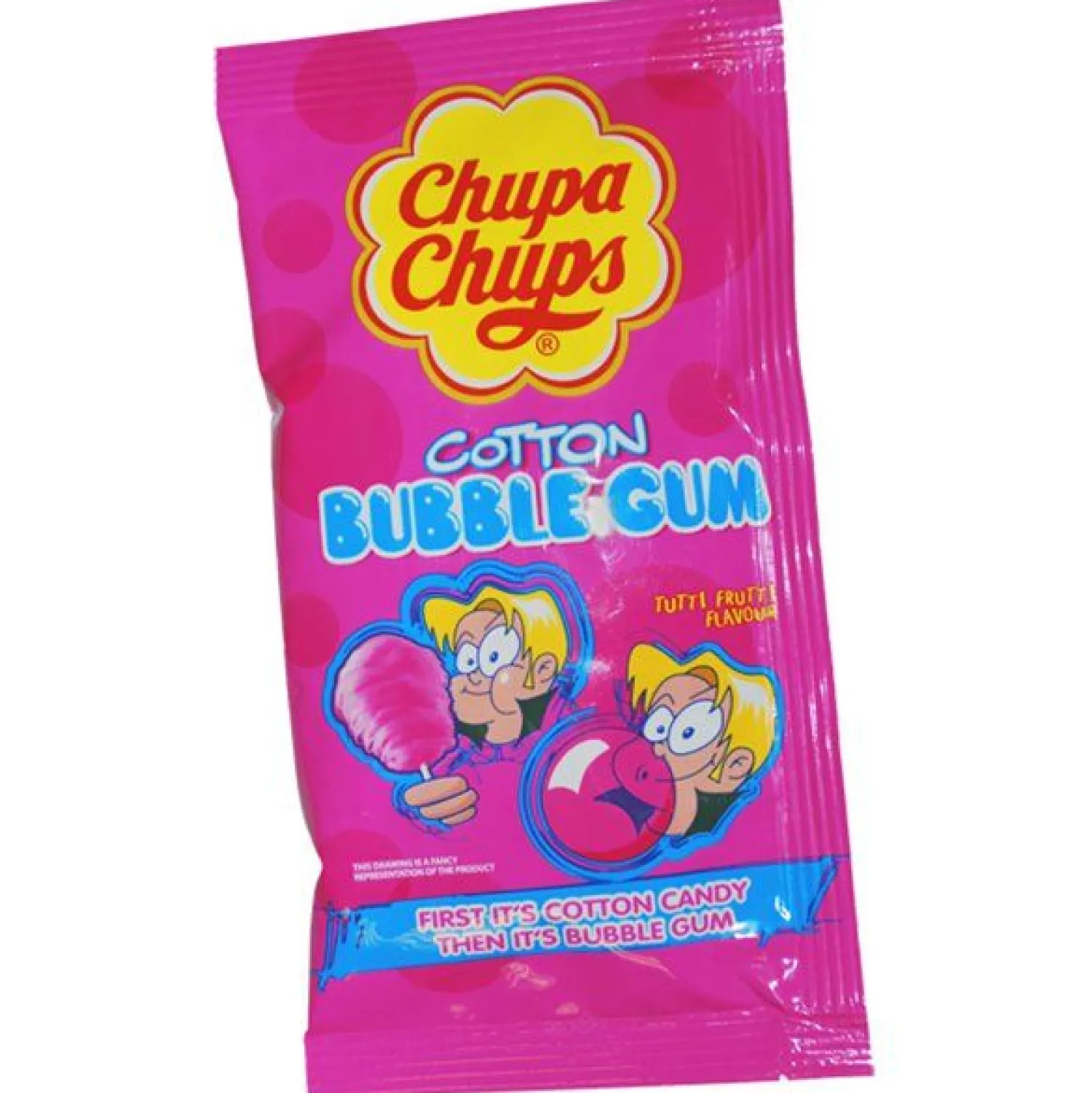 Party Delights Cotton Bubble Gum - Tutti Frutti Flavour - 11G< Sweets