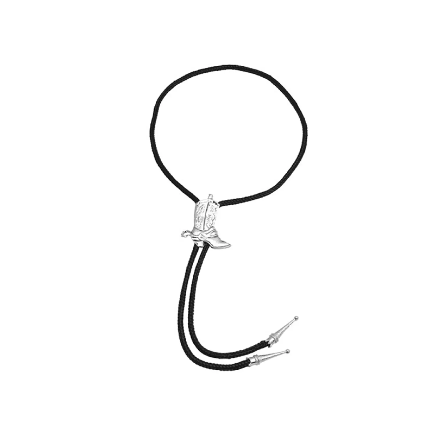 Party Delights Cowboy Bootlace Necktie< Costume Props