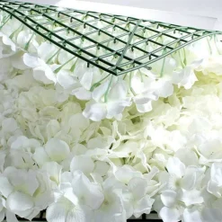 Party Delights Cream Hydrangea Flower Wall - 40 X 60Cm< Flowers & Foliage