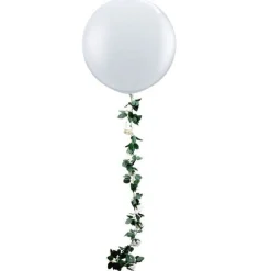 Party Delights Cream Rose Garland - 1.75M< Hanging Decorations