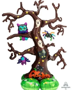 Creepy Tree Air Fill Airloonz Balloon - 62" Foil<Party Delights Outlet