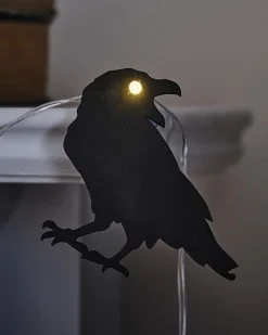 Crow Led Wooden Bunting<Party Delights Discount