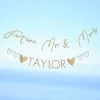 Party Delights Customisable Future Mr/Mrs Paper Letter Banner< Banners