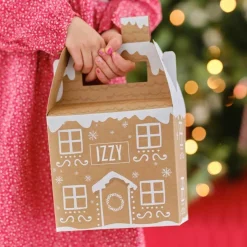 Customisable Gingerbread House Party Box (4Pk)<Party Delights Hot