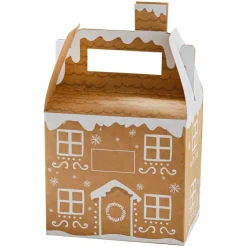 Customisable Gingerbread House Party Box (4Pk)<Party Delights Hot