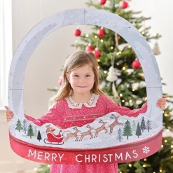 Customisable Snowglobe Christmas Photo Booth Frame<Party Delights Discount
