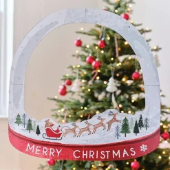 Customisable Snowglobe Christmas Photo Booth Frame<Party Delights Discount