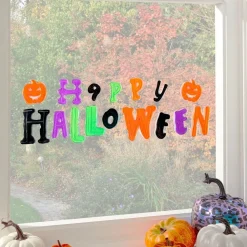Cute Happy Halloween Gel Window Cling<Party Delights Discount