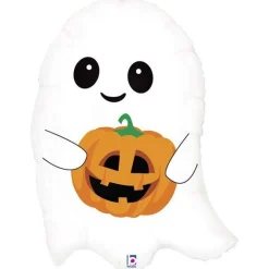 Cute Lil' Ghost Balloon - 26" Foil<Party Delights New