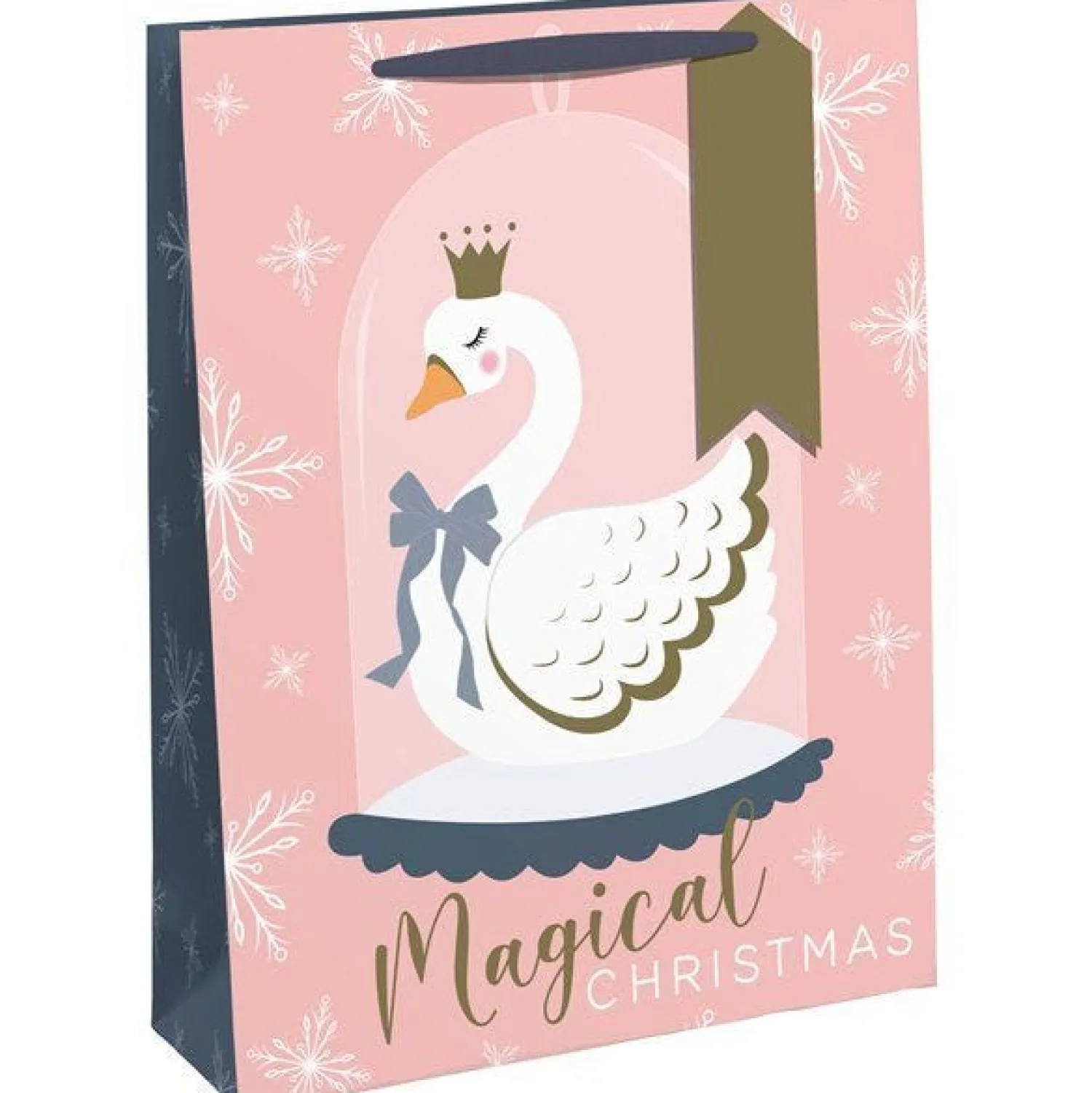 Cute Swan Extra Large Gift Bag - 45.5Cm X 33Cm<Party Delights Sale
