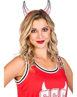 3D Red Devil Headband<Party Delights