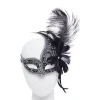 Party Delights Dark Angel Black Masquerade Mask< Masks