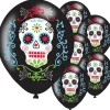Day Of The Dead Balloons - 11'' Latex<Party Delights Best