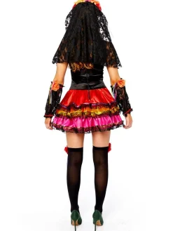 Day Of The Dead Senorita - Adult Costume<Party Delights Outlet