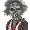 Decaying Zombie Mask With Hair<Party Delights Outlet