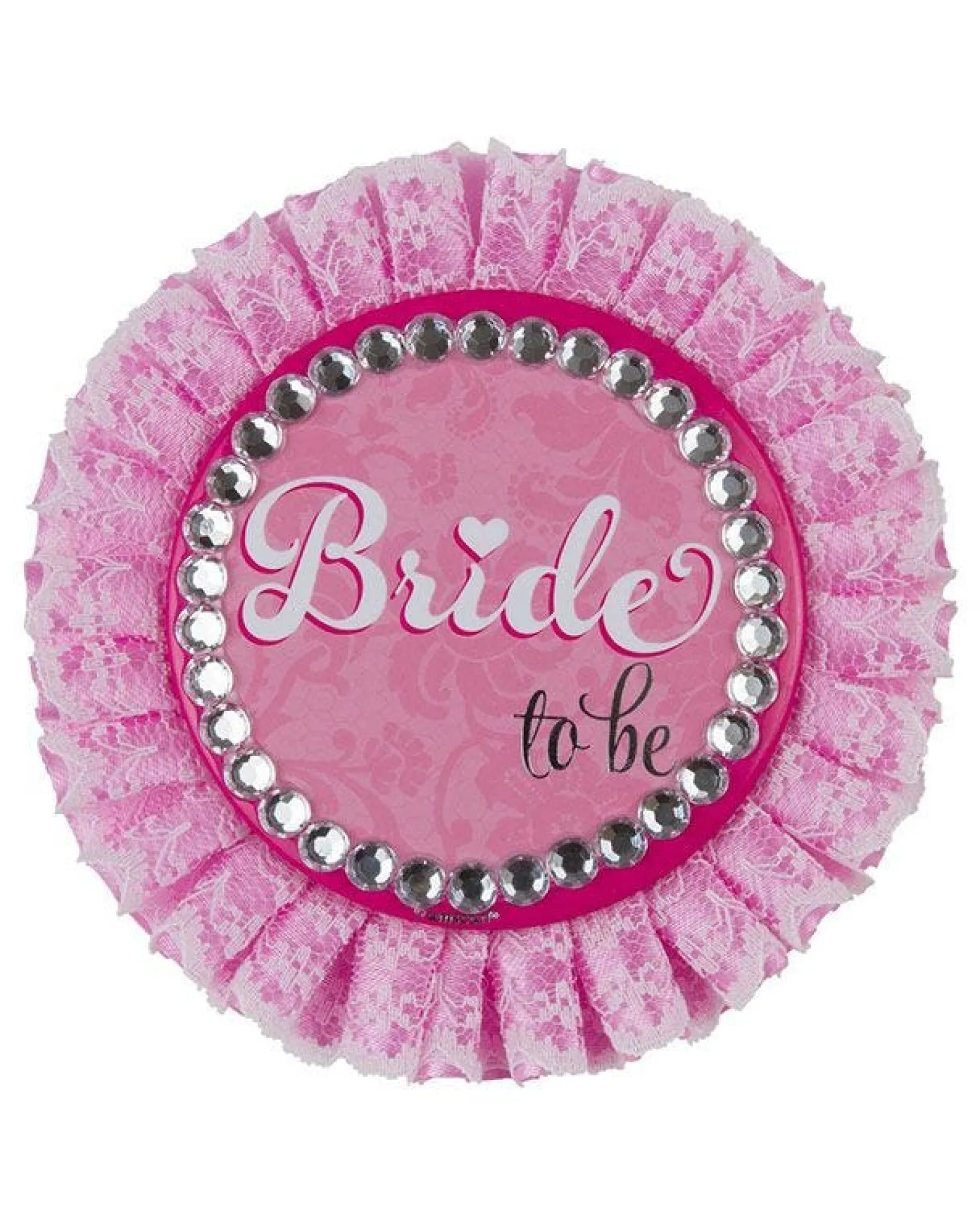 Party Delights Deluxe 'Bride To Be' Badge - 11Cm< Wearables