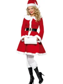Deluxe Miss Santa - Adult Costume<Party Delights Outlet