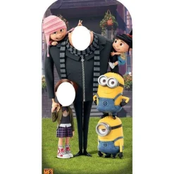 Party Delights Despicable Me Stand-In Cardboard Photo Prop - 185Cm X 93Cm< Cardboard Cut Outs