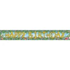 Party Delights Dinosaur Adventure Paper Banners - 1M (3Pk)< Banners