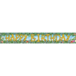 Party Delights Dinosaur Adventure Paper Banners - 1M (3Pk)< Banners