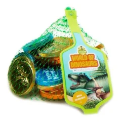 Party Delights Dinosaur Chocolate Coins - 50G< Chocolates