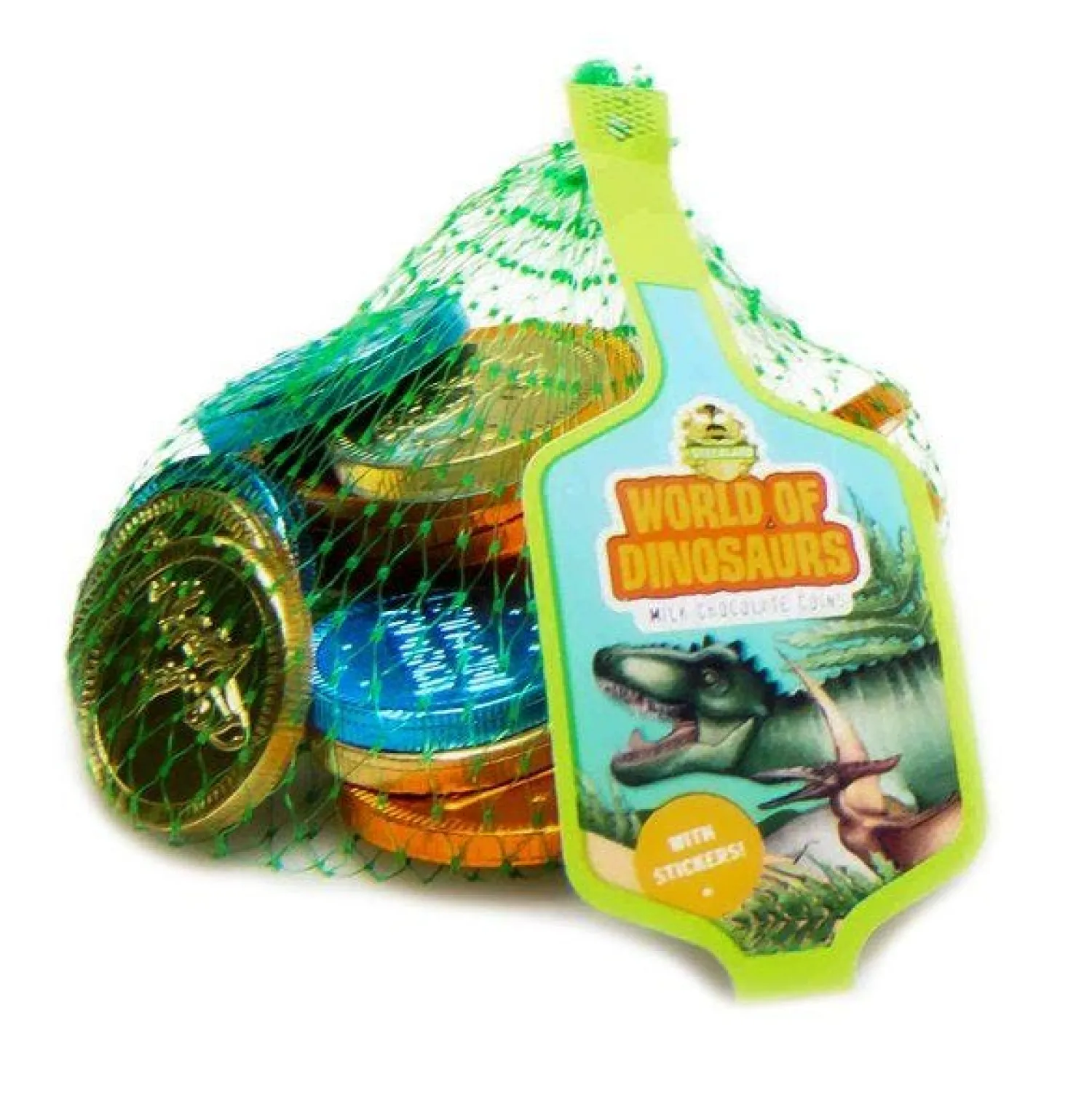 Party Delights Dinosaur Chocolate Coins - 50G< Chocolates