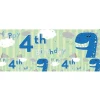 Party Delights Dinosaur 'Happy 4Th Birthday' Holographic Foil Banner - 2.6M< Banners