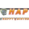 Party Delights Disney Cars 3 'Happy Birthday' Paper Banner - 2M< Banners