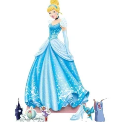 Party Delights Disney Cinderella Cardboard Cutout - 134Cm X 77Cm< Cardboard Cut Outs