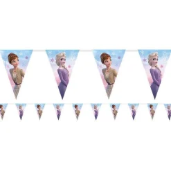 Party Delights Disney Frozen 2 Wind Spirit Paper Flag Bunting - 2.3M< Bunting