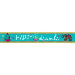 Party Delights Diwali Paper Banners - 1M (3Pk)< Banners