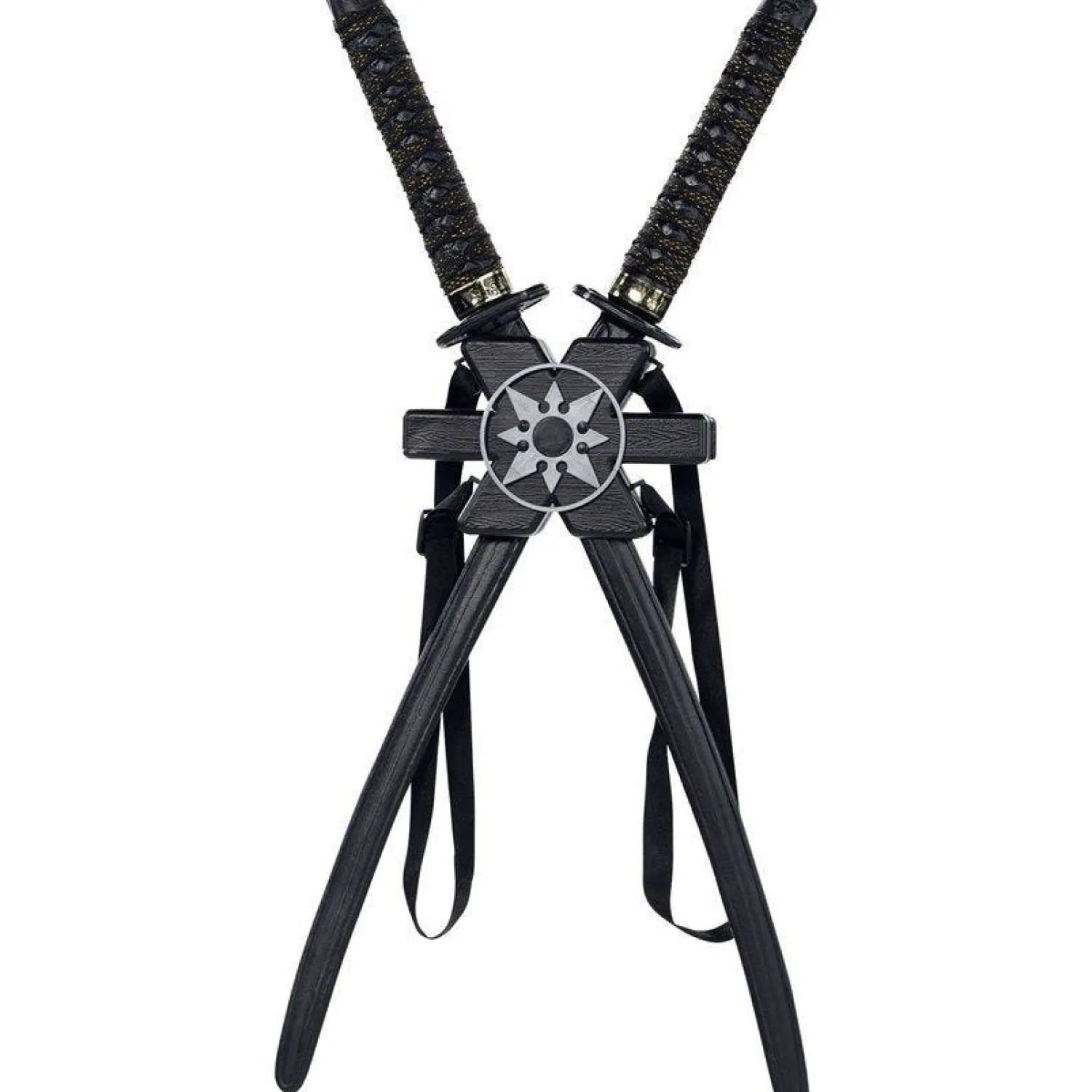 Party Delights Double Ninja Sword - 72Cm< Fake Weapons