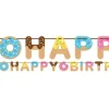 Party Delights Doughnut Time Ribbon Banner - 2.6M< Banners
