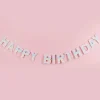 Party Delights Eco Pastel Rainbow Happy Birthday Banner - 2M< Banners