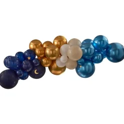 Party Delights Eid Moon & Stars Balloon Arch - 75 Balloons< Arches & Clouds