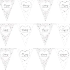 Party Delights Engagement Flag Paper Bunting - 3.7M< Bunting