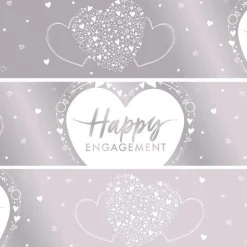 Party Delights Engagement Foil Banner - 2.74M< Banners