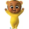 Party Delights Eric Yellow Bear Boss Baby Cardboard Cutout - 89Cm X 61Cm< Cardboard Cut Outs