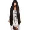 Party Delights Extra Long Black Wig - 100Cm< Wigs
