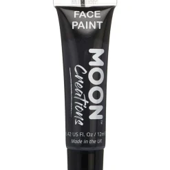 Party Delights Face Paint Tube - Black 12Ml< Face Paints